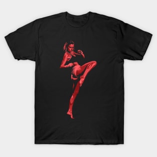 Fighter Gym Pop Art T-Shirt